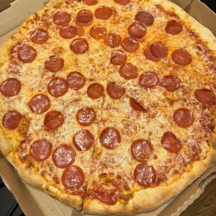 Pepperoni pizza