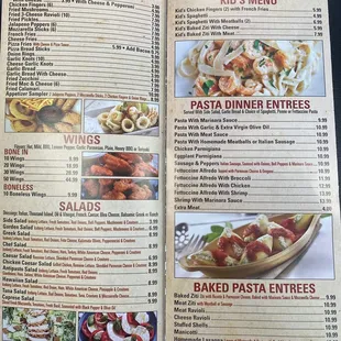 menu, sushi and sashimi