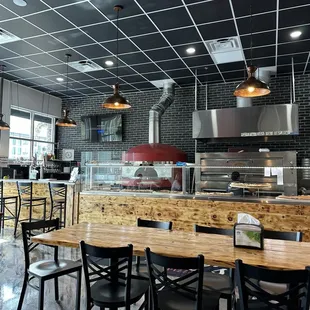 the interior of a restaurant