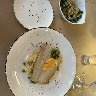a plate of food on a table