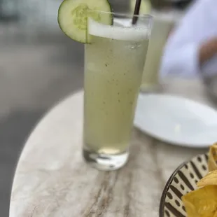 Cucumber refresher