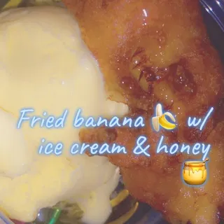 Fried Banana with Ice Cream