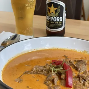 Panang beef curry, simply phenomenal