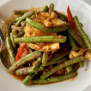 Pad Pik King w/ chicken