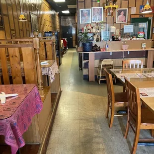 interior, sushi and sashimi