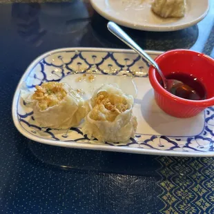 Chicken Dumplings 1/2 an order.  My wife grabbed two before I got my phone out!