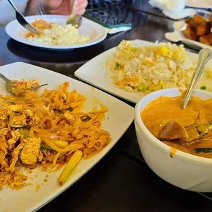 Lunch spread