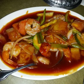 Sweet & Sour Prawns