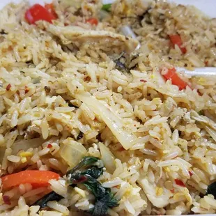 Feeling vanilla AF today. Fried Rice. F2 Kow Pad Bai Ka Prow