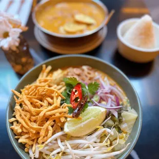 $22: khao soi with chicken