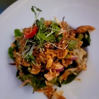 YUM HUA PHEE TOD (CRISPY BANANA BLOSSOM SALAD)