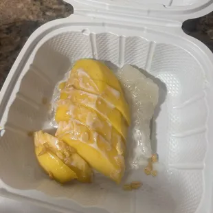 Mango sticky rice for almost $10
