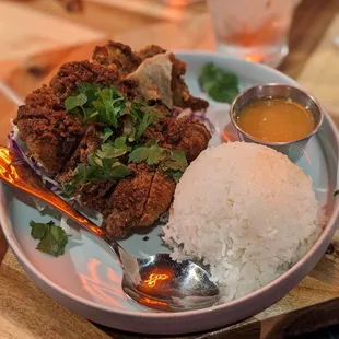 Thai chicken and rice
