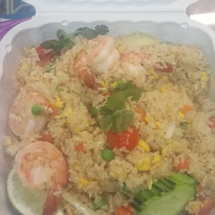 Shrimp fried rice