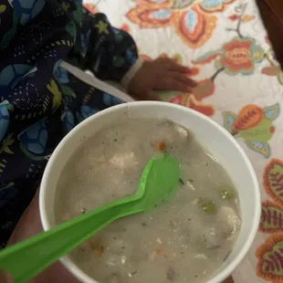 Chicken pot pie soup