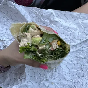Jalapeño Ranch Wrap with Tofu