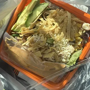 Bbq chicken salad