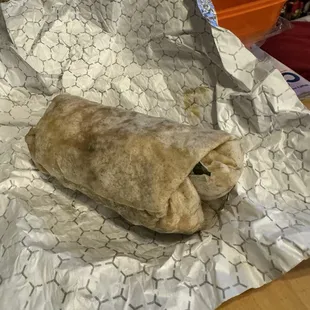 Buffalo chicken wrap! HUGE with plenty chicken &amp; veggies!