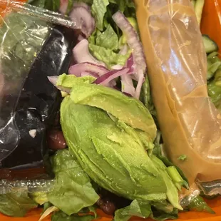 Build your own with triple avocado