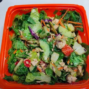 Thai salad all shaken up-still looks delish