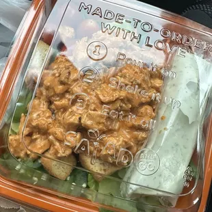 Buffalo chicken salad