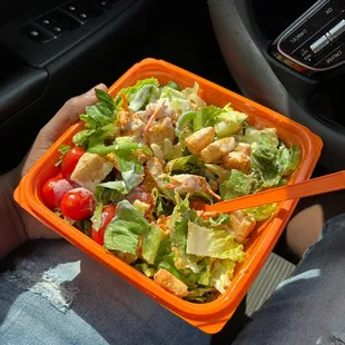 Barbecue Chicken Salad Wrap