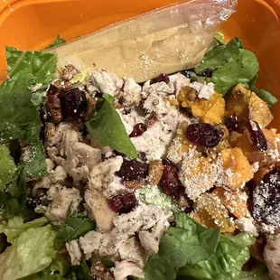 Roasted autumn salad no Brussel sprouts