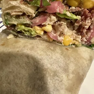 Jalapeño ranch chicken wrap