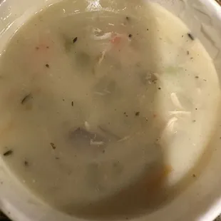 Chicken pot pie soup