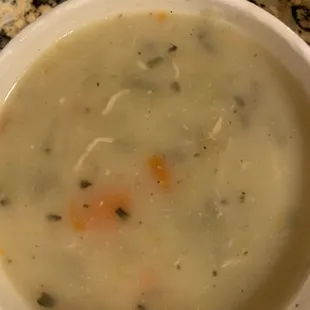 Chicken pot pie soup