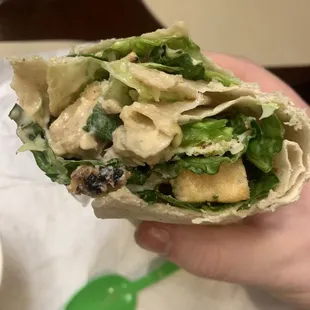 Chicken Caesar wrap