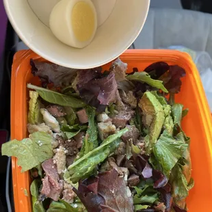 I ordered a Cobb salad.