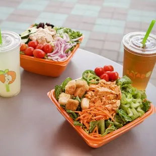 salads, salad, food