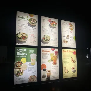 menu, sushi and sashimi