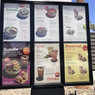 ramen and noodles, menu
