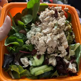 Really packed. They don&apos;t skimp on ingredients!
