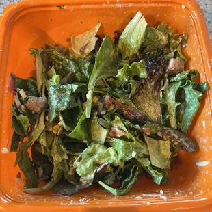 Build Your Own Salad- after shaking