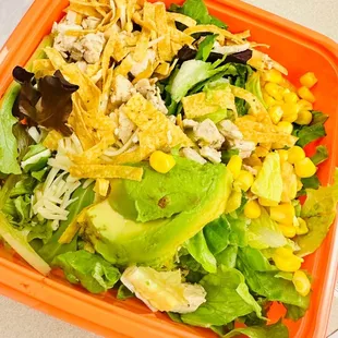 Bbq Ranch chicken Salad with no pico de gallo