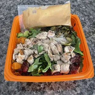 Autumn Salad with Chicken