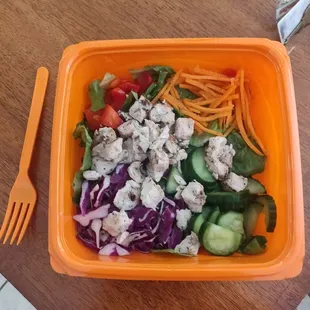 Thai chicken salad