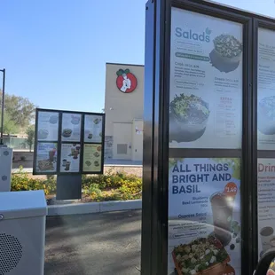 Two drive thru lanes