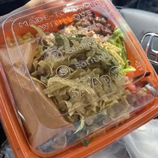 BBQ ranch salad