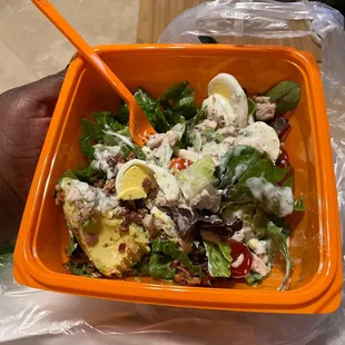 Cobb salad at Salad and go.