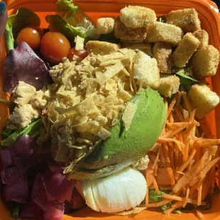Byo salad with tofu