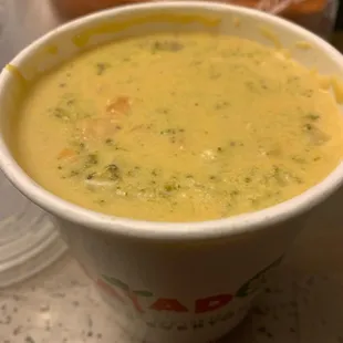 Broccoli and cheese