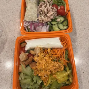 salads, salad, food