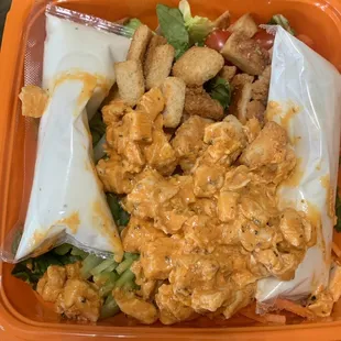 Buffalo Chicken Salad &amp; 2 Salad Dressings