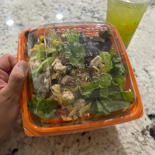 Dry ass salad