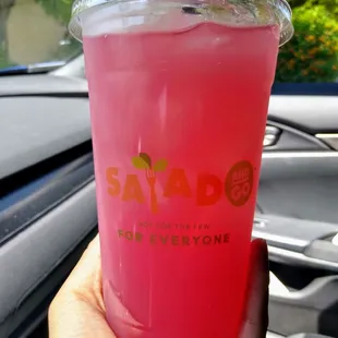 Prickly pear lemonade