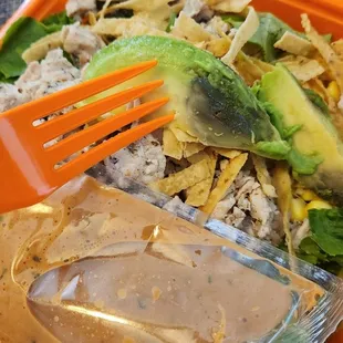 In this photo? A nasty looking avocado lol